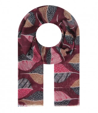 Schal, rot