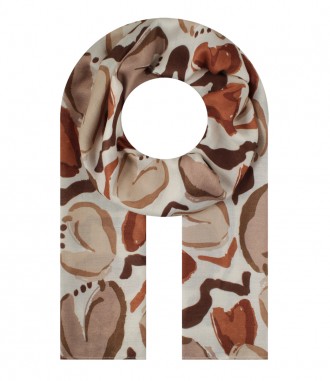 Damen Halstuch, schmal, beige