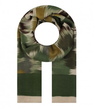 Damen Halstuch, schmal, grün