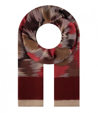 Damen Halstuch, schmal, rot