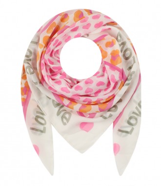 Schal, pink