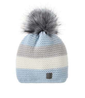 Wintermütze mit Teddy Innenfutter, blau