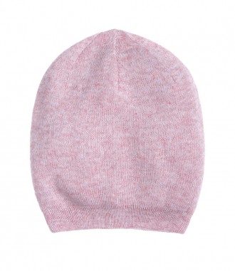 Basic Beanie Mütze - Feinstrick, rosa