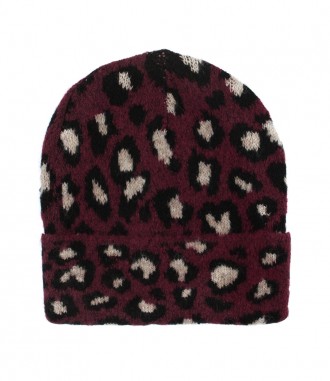 Basic Beanie Mütze, rot