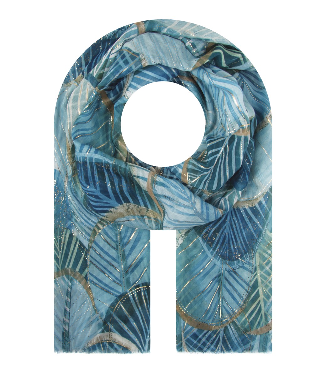 Damen Halstuch, blau