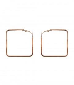 Creolen - metallic, rosegold