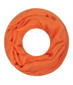 Majea Loop Cary - Loop Schal einfarbig, mandarin