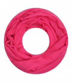 Majea Loop Cary - Loop Schal einfarbig, pink