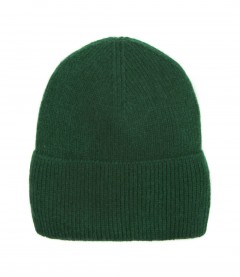 Basic Beanie Mütze - Feinstrick, grün