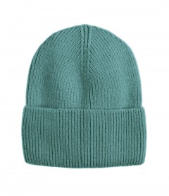 Basic Beanie Mütze - Feinstrick, petrol