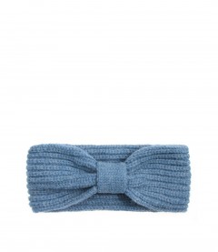 Damen Stirnband - Schleife, blau