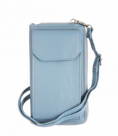 Mini Bag Geldbörse, hellblau