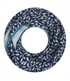 Damen Loop Schal, blau