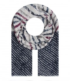 Damen Halstuch, blau