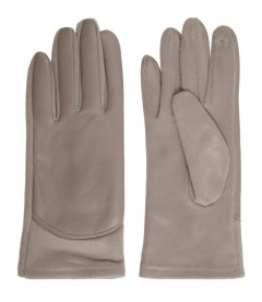 Damen Handschuhe, beige