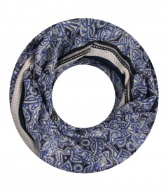 Damen Loop Schal, blau