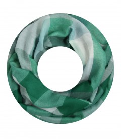 Damen Loop Schal, grün