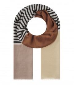 Damen Halstuch, schmal, camel
