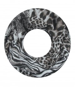 Damen Loop Schal schwarz