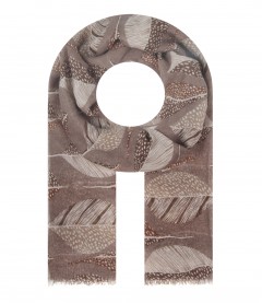 Damen Halstuch, schmal, beige