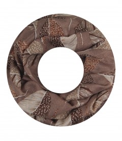 Damen Loop Schal, beige
