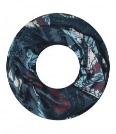 Damen Loop Schal, blau