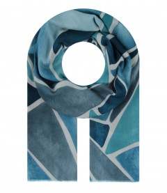 Damen Halstuch, blau