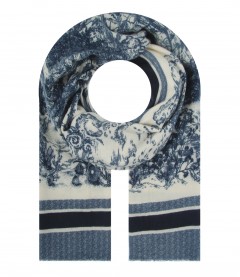 Damen Halstuch, blau