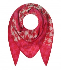 Schal, pink