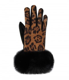 Damen Handschuhe, schwarz
