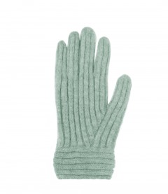 Damen Handschuhe, grün