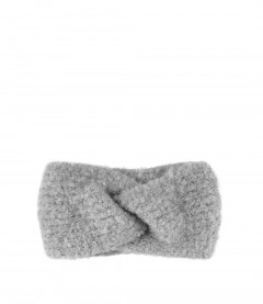 Damen Stirnband, grau