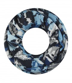 Damen Loop Schal, blau