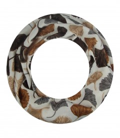 Damen Loop Schal, schmal, beige