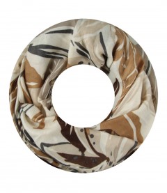 Damen Loop Schal, beige