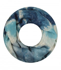 Damen Loop Schal, blau