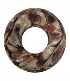 Damen Loop Schal, braun