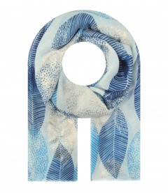 Damen Halstuch, blau