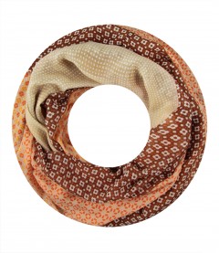 Damen Loop Schal, gelb