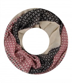 Damen Loop Schal, schwarz
