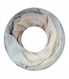 Damen Loop Schal, grau