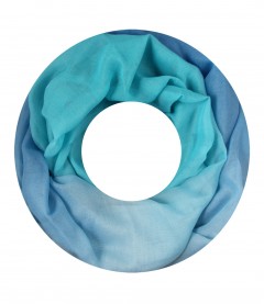Damen Loop Schal, blau
