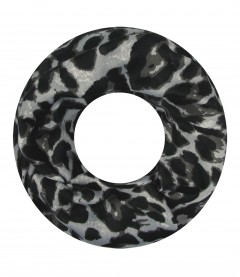 Damen Loop Schal, grau