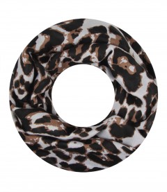 Damen Loop Schal, braun