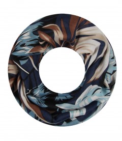 Damen Loop Schal, blau
