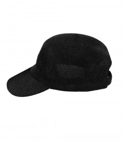 Damen Baseball Cap, schwarz
