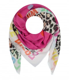 Damen Dreieckstuch, pink