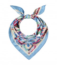 Damen Nickituch, blau