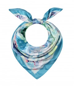 Damen Nickituch, blau