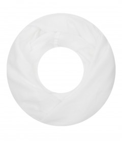 Loop Schal - einfarbig, weiß